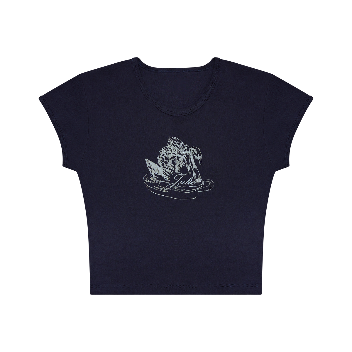 swan baby tee