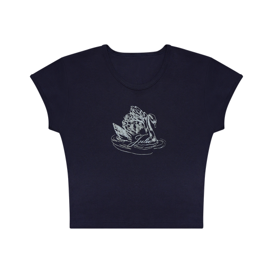 swan baby tee