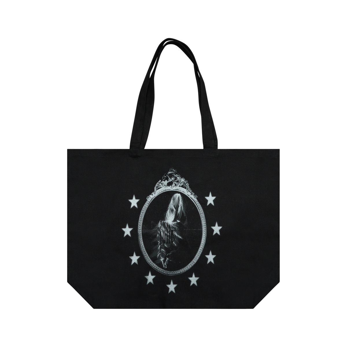 silver mirror macy tote
