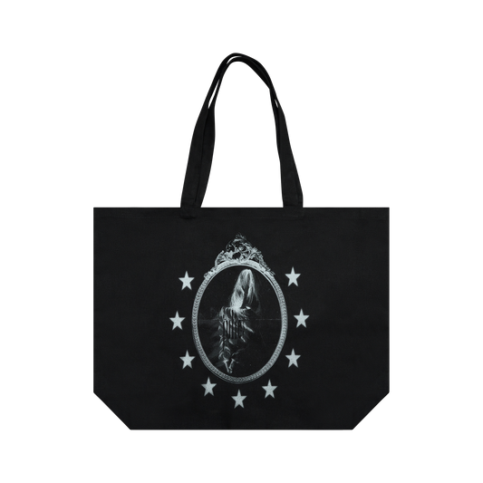 silver mirror macy tote