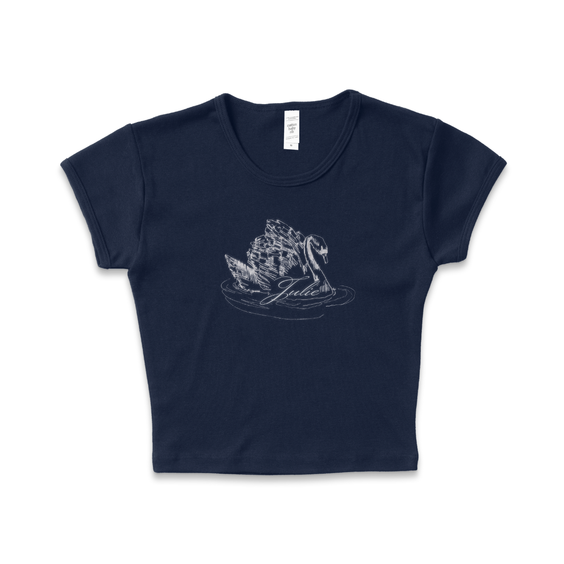 Swan Baby Tee